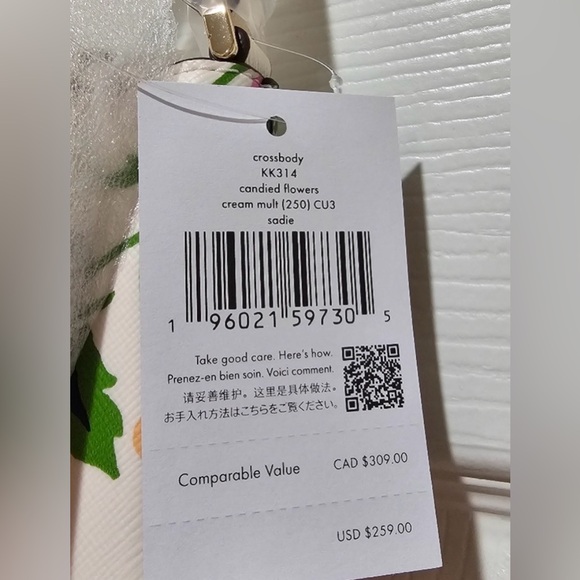 NEW Kate Spade Sadie Candied Flowers crossbody - Picture 8 of 8